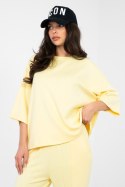 Bluzka Model RV-BZ-A1188.63 Light Yellow - Rue Paris Rue Paris