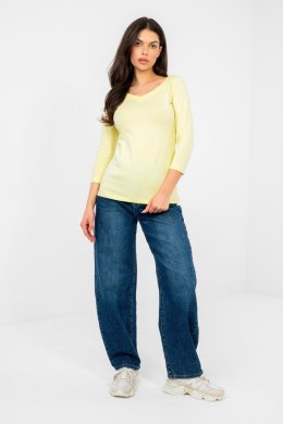 Bluzka Model RV-BZ-A1190.16 Light Yellow - Rue Paris Rue Paris