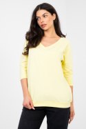 Bluzka Model RV-BZ-A1192.71 Light Yellow - Rue Paris Rue Paris