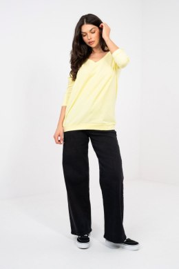 Bluzka Model RV-BZ-A1192.71 Light Yellow - Rue Paris Rue Paris
