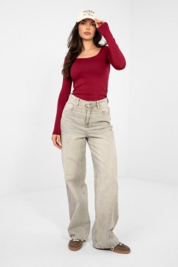 Bluzka Model RV-BZ-A1193.26 Bordo - Rue Paris Rue Paris