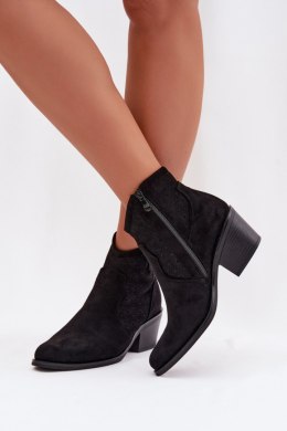 Botki Model S.Barski HY61-8013 Black - Step in style Step in style