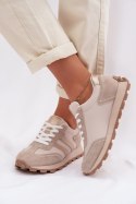 Buty Sportowe Model S.Barski LR61-7097 Dark Beige - Step in style Step in style