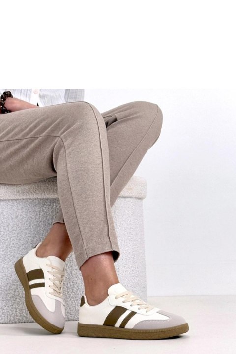 Buty Sportowe Model Therese 81200-1 Beige/Khaki - Solea Solea