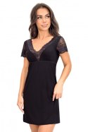 Koszulka nocna Koszula Nocna Model Sonia Black - Donna Donna