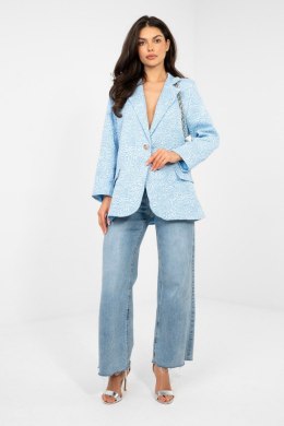 Marynarka Model IT-MA-21839.10 Light Blue - Rue Paris Rue Paris