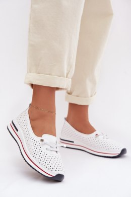 Półbuty Model S.Barski LR61-7044 White - Step in style Step in style