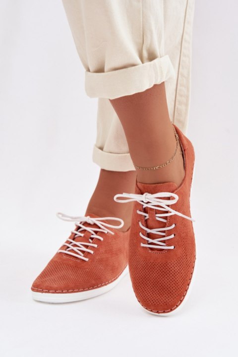 Półbuty Model S.Barski LR61-7080 Orange - Step in style Step in style