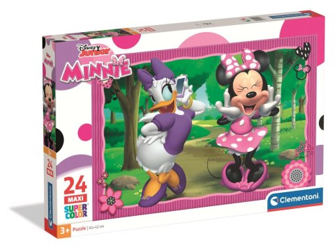 Puzzle 24 Maxi Super Color DISNEY JUNIOR MYSZKA MINNIE Clementoni 24091 Clementoni