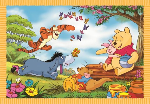 Puzzle 4w1 Super Color DISNEY KUBUŚ PUCHATEK Clementoni 21514 Clementoni