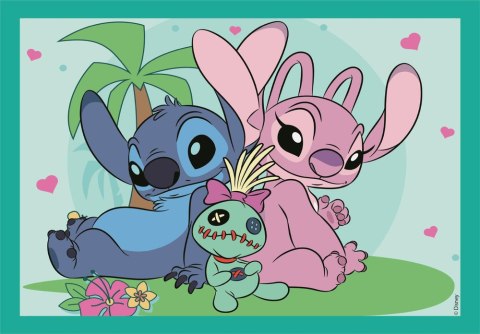 Puzzle 4w1 Super Color DISNEY STITCH Clementoni 21745 Clementoni