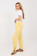 Spodnie Dresowe Model MI-SP-P6845.68 Light Yellow - Italy Moda Italy Moda