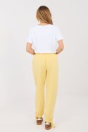 Spodnie Dresowe Model MI-SP-P6845.68 Light Yellow - Italy Moda Italy Moda
