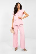Spodnie Komplet Model IT-KMPL-21029.96 Light Pink - Rue Paris Rue Paris