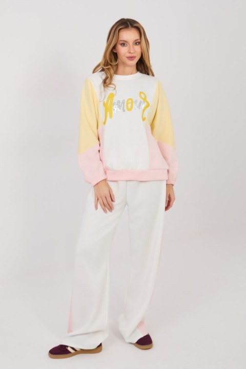 Spodnie Komplet Model IT-KMPL-22210.93 Ecru - Rue Paris Rue Paris