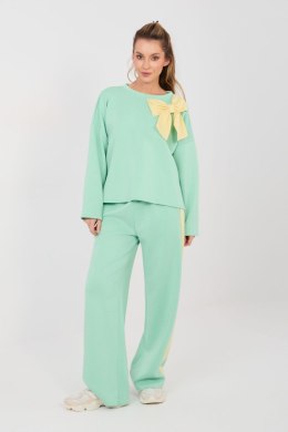 Spodnie Komplet Model IT-KMPL-22220.25 Light Green - Rue Paris Rue Paris