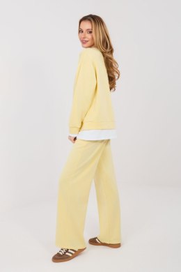 Spodnie Komplet Model IT-KMPL-22230.64 Light Yellow - Rue Paris Rue Paris