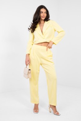 Spodnie Komplet Model IT-KMPL-22255.20 Light Yellow - Rue Paris Rue Paris
