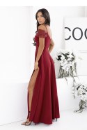 Sukienka Model Walentina Cekin 0011175. Bordo - With You With You