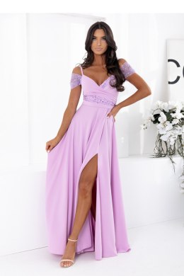 Sukienka Model Walentina Cekin 0011175. Lila - With You With You