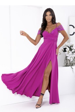 Sukienka Model Walentina Cekin 0011175. Magenta - With You With You