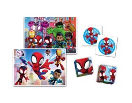 Zestaw Edukacyjny Puzzle Memo Klocki MARVEL SPIDEY Clementoni 18295 Clementoni