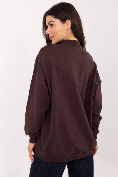 Bluza Damska Model RV-BL-5185.70P Dark Brown - BFG BFG