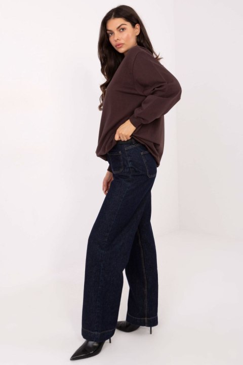 Bluza Damska Model RV-BL-5185.70P Dark Brown - BFG BFG