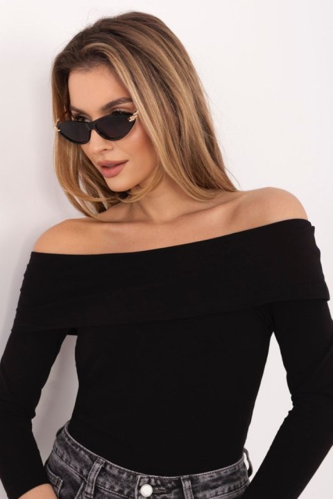 Bluzka Model RV-BZ-A1194.25 Black - Rue Paris Rue Paris