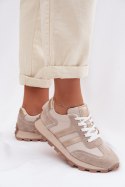 Buty Sportowe Model S.Barski LR61-7096 Beige - Step in style Step in style