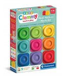 Clemmy Magiczna Tęcza Klocki 9 Elementów Miękki Sensoryczne Clementoni 17604 Clementoni