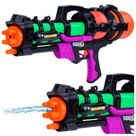Duży Pistolet Karabin Broń Na Wodę Zasięg 6m 1,25 L 60 cm LEAN Toys