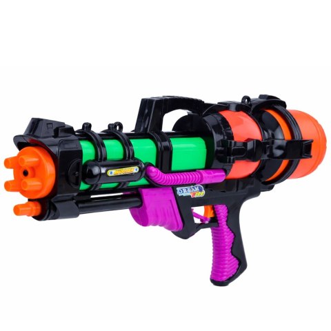 Duży Pistolet Karabin Broń Na Wodę Zasięg 6m 1,25 L 60 cm LEAN Toys