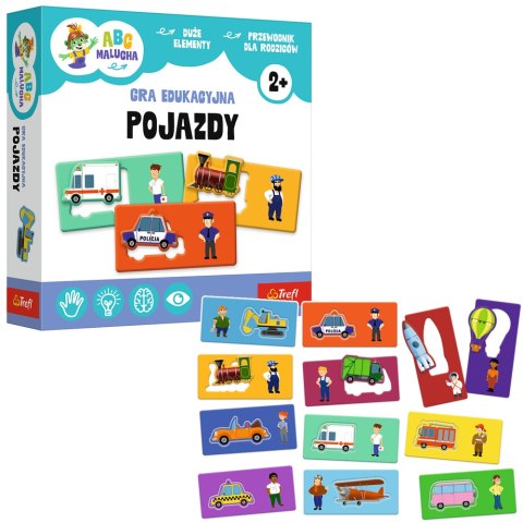 Gra dla dzieci ABC Malucha Pojazdy Trefl 02907 Trefl Gry