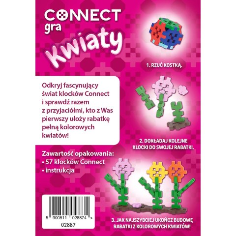 Gra dla dzieci Connect Kwiaty Trefl 02887 Trefl Gry