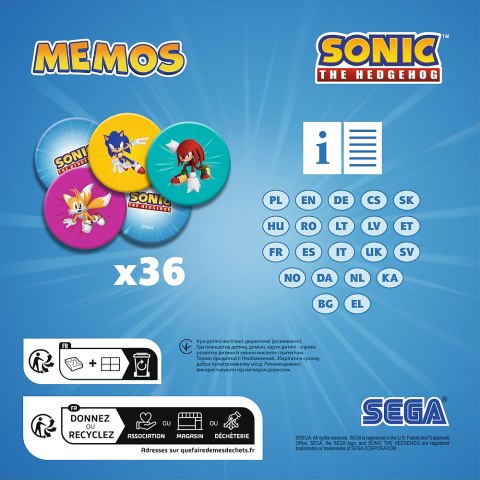 Gra dla dzieci Memos Sonic The Hedgehog Trefl 02897 Trefl Gry