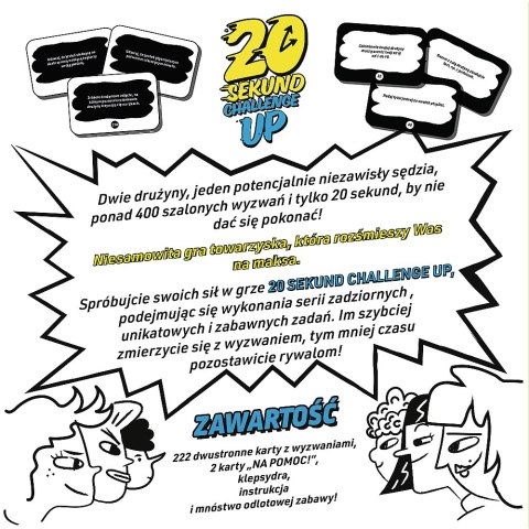 Gra planszowa 20 sekund challenge: nowe rozdanie Trefl 02903 Trefl Gry