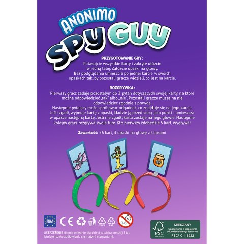 Gra podróżna Spy Guy Anonimo Trefl 02692 Trefl Gry
