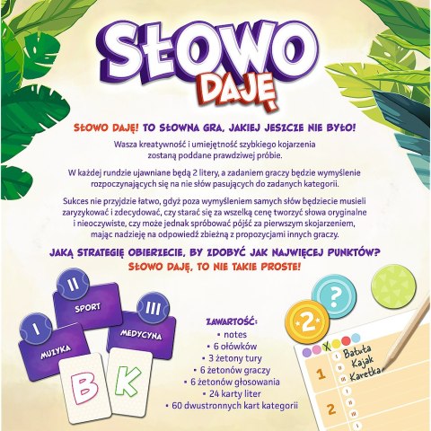 Gra rodzinna Słowo Daję Trefl 02707 Trefl Gry