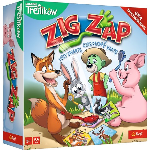 Gra zręcznościowa Zig Zap Rodzina Treflików Trefl 02821 Trefl Gry