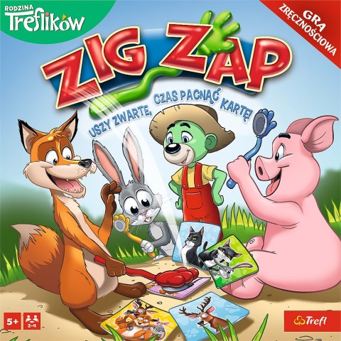Gra zręcznościowa Zig Zap Rodzina Treflików Trefl 02821 Trefl Gry