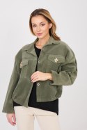 Kurtka Damska Model IT-KR-FL10163.46 Khaki - Rue Paris Rue Paris