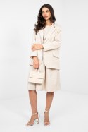 Marynarka Model IT-MA-21839.10 Light Beige - Rue Paris Rue Paris