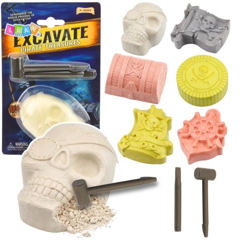 Piracki Zestaw Archeologiczny Wykopaliska Skarbów Narzędzia LEAN TOYS