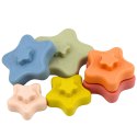 Piramidka Sensoryczna Gwiazdki Miękkie Klocki Układanka Kolorowa 6el. LEAN Toys