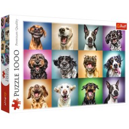 Puzzle - 1000 - Zabawne psie portrety - Trefl 10462 Trefl Puzzle