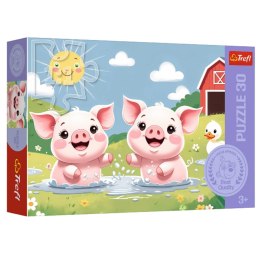 Puzzle - 30 - Wesołe życie na wsi - Trefl 18334 Trefl Puzzle