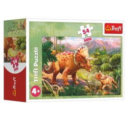Puzzle - 54 Mini - Niesamowite dinozaury 3 - Trefl 54194 Trefl Puzzle