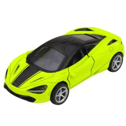 Samochód Sportowy Metalowy Napęd Światła Dźwięki Zielony 1:32 LEAN TOYS