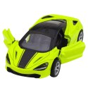 Samochód Sportowy Metalowy Napęd Światła Dźwięki Zielony 1:32 LEAN TOYS